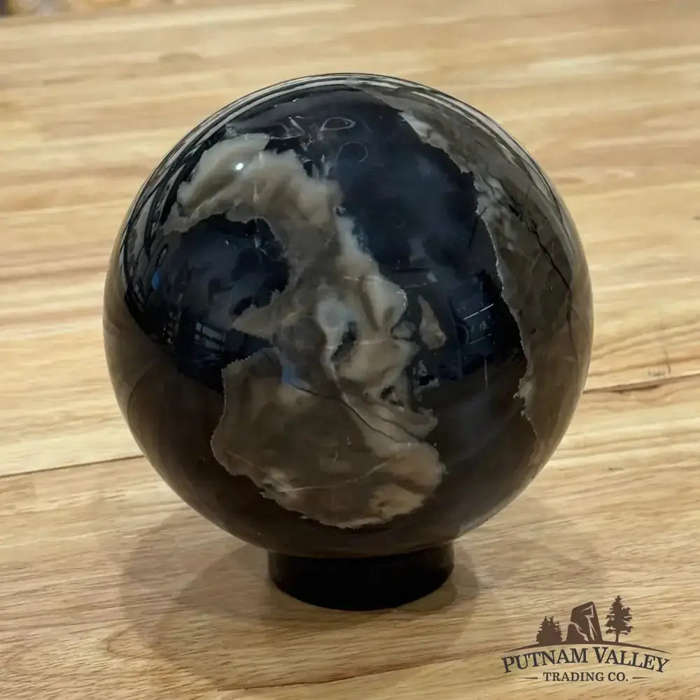 Volcano Agate Sphere 4.74" - Putnam Valley Trading Co.