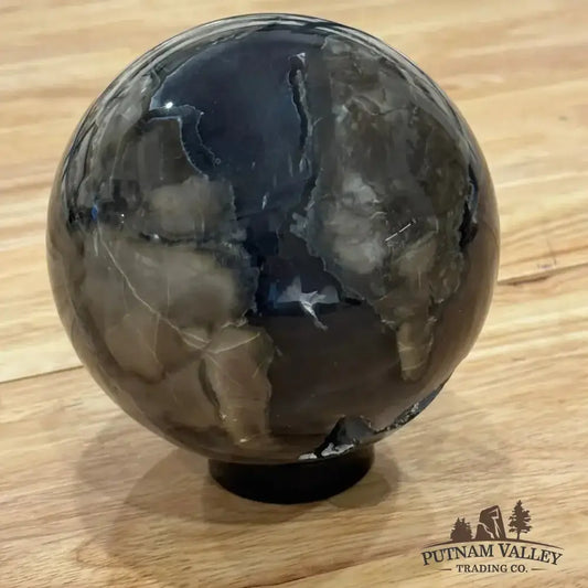 Volcano Agate Sphere 4.78" - Putnam Valley Trading Co.