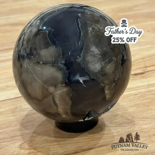 Volcano Agate Sphere 4.78" - Putnam Valley Trading Co.