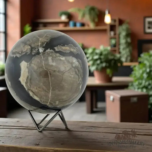 Volcano Agate Sphere 5.9" - Putnam Valley Trading Co.