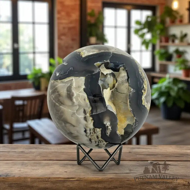 Volcano Agate Sphere Geode