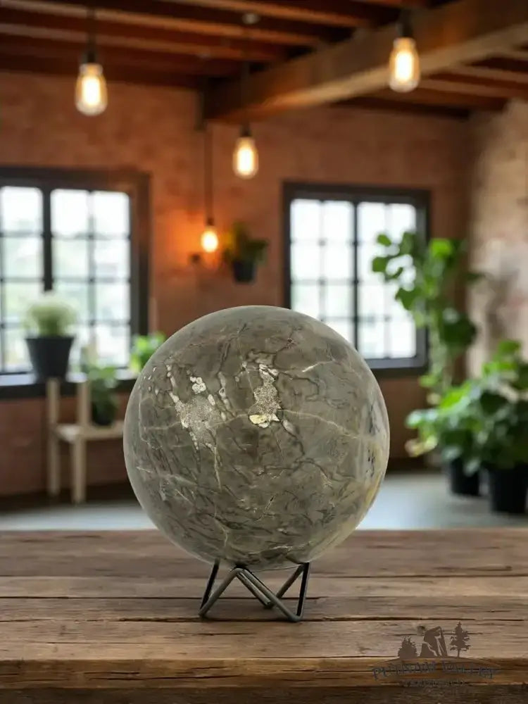 Volcano Agate Sphere 6.4" - Putnam Valley Trading Co.