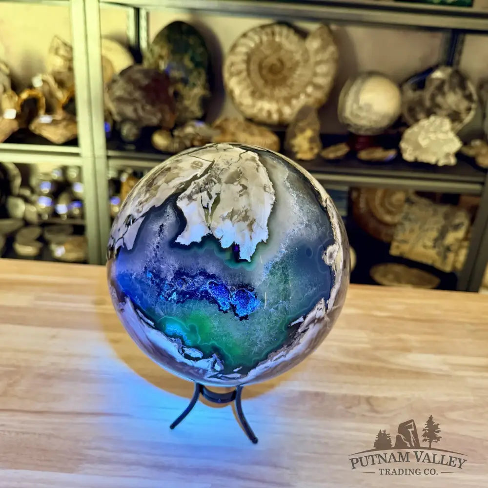 Volcano Agate Sphere 7.65’’ - Sphere