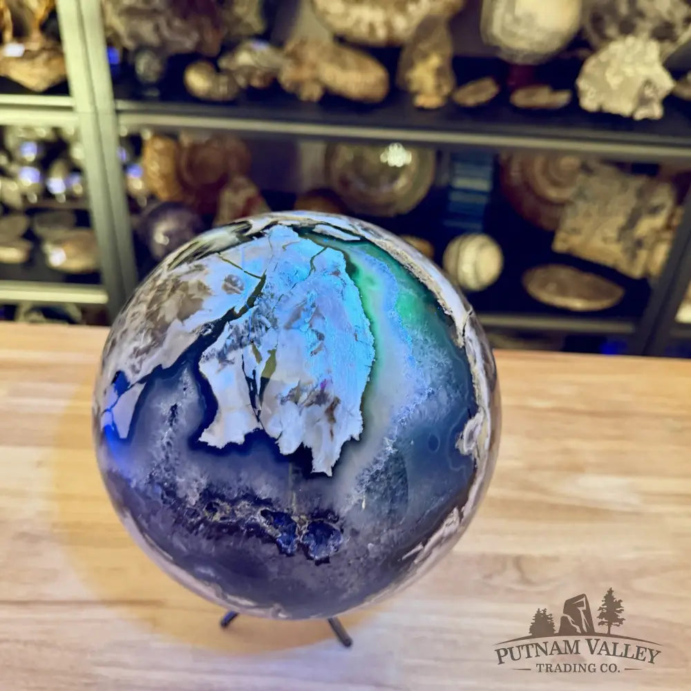 Volcano Agate Sphere 7.65’’ - Sphere