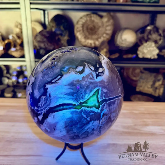 Volcano Agate Sphere 7.65’’ - Sphere