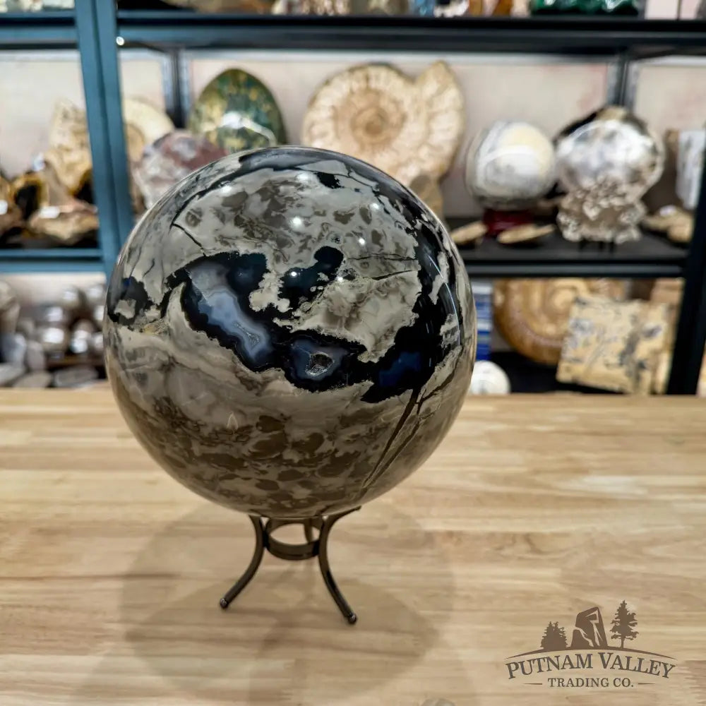 Volcano Agate Sphere 7.65’’ - Sphere