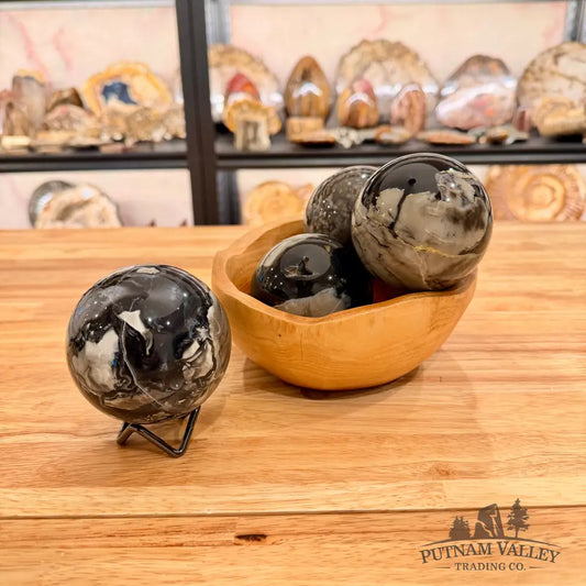 Volcano Agate Spheres 3.01’’ - 3.5’’ Sphere
