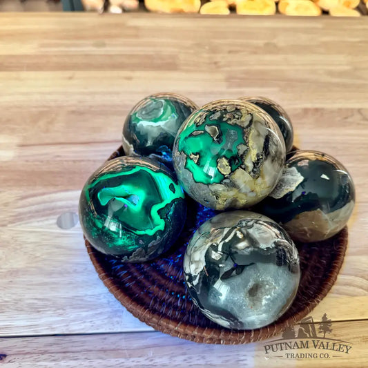 Volcano Agate Spheres 3.01’’ - 3.5’’ Sphere
