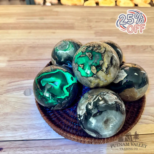 Volcano Agate Spheres 3.01’’ - 3.5’’ Sphere