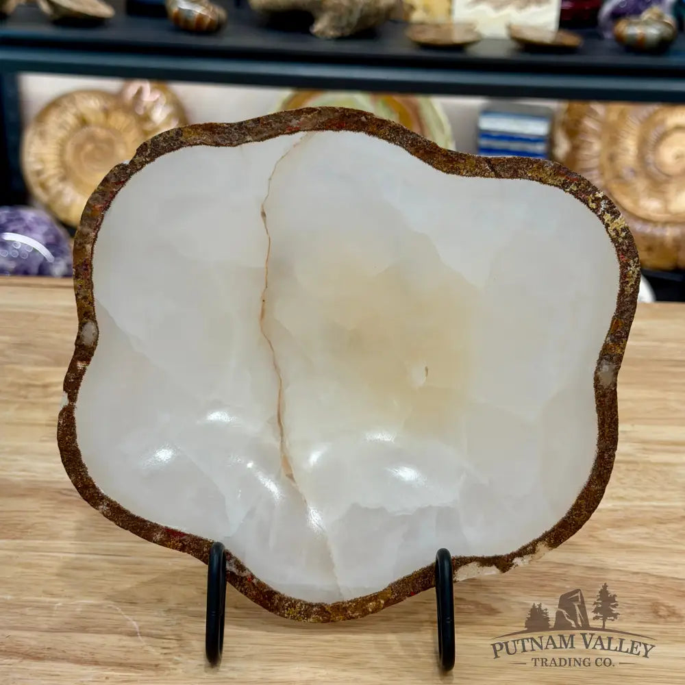 White Mexican Onyx Bowl 8.25’’ - Bowl