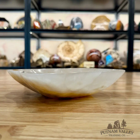White Mexican Onyx Bowl 8.6’’ - Bowl
