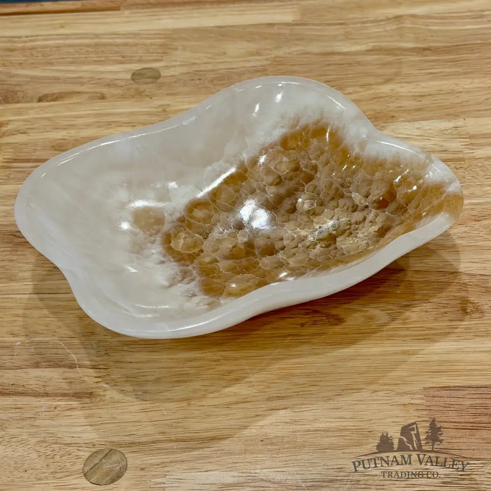 White Mexican Onyx Bowl 8.6’’ - Bowl