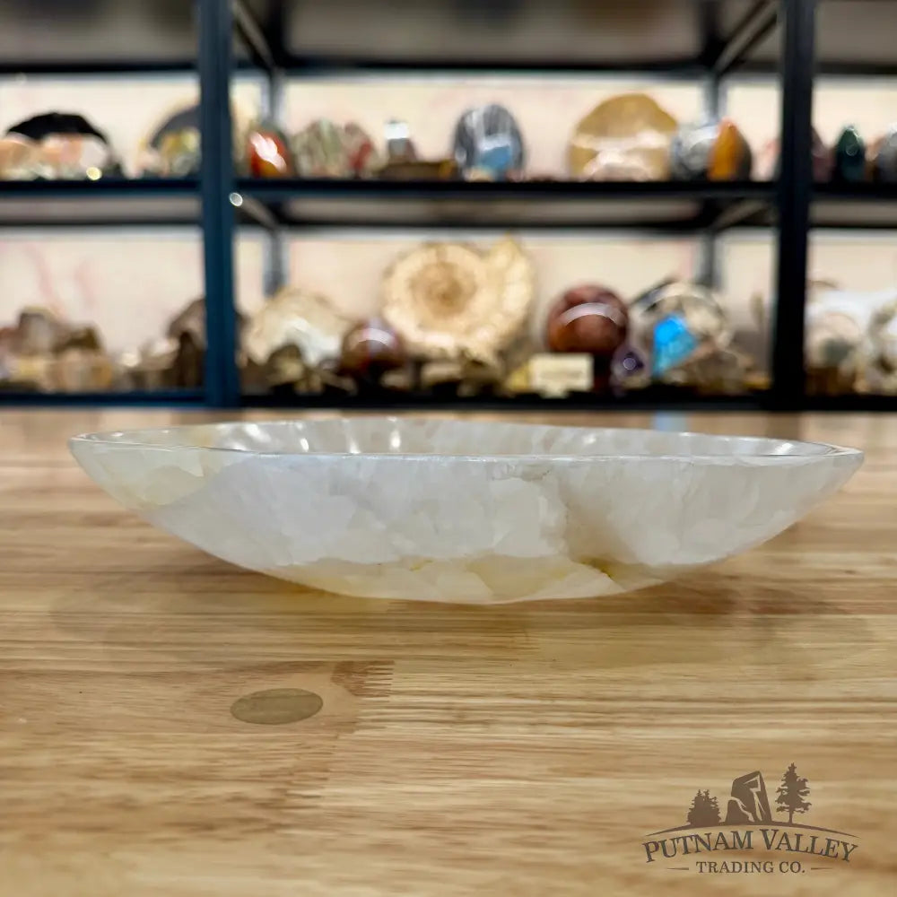 White Mexican Onyx Bowl 9.2’’ - Bowl