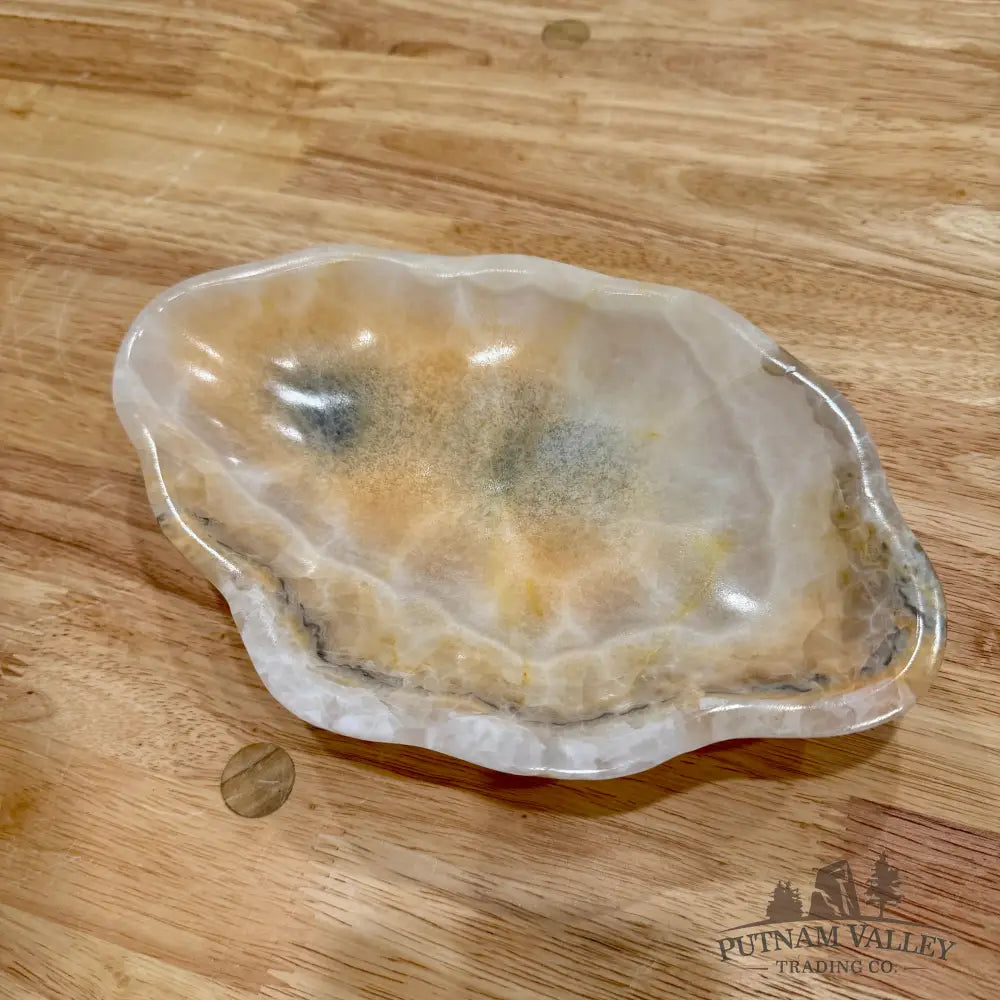 White Mexican Onyx Bowl 9’’ - Bowl