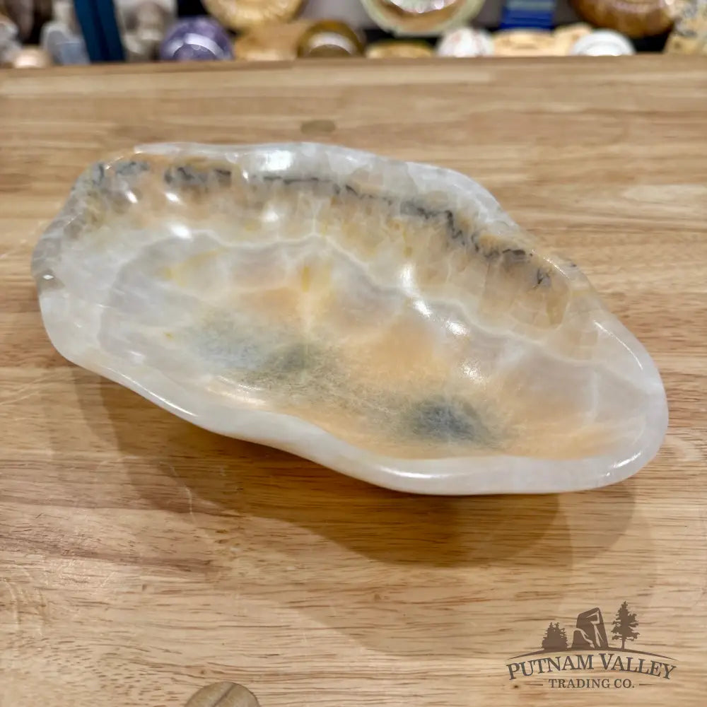 White Mexican Onyx Bowl 9’’ - Bowl