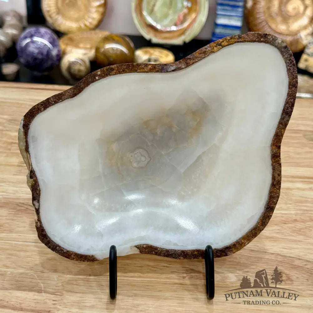 White Mexican Onyx Bowl 9’’ - Bowl
