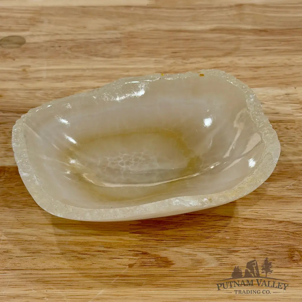 White Mexican Onyx Rustic Bowl 5.4’’ - Bowl