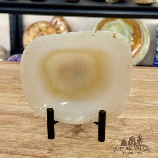 White Mexican Onyx Rustic Bowl 5.4’’ - Bowl