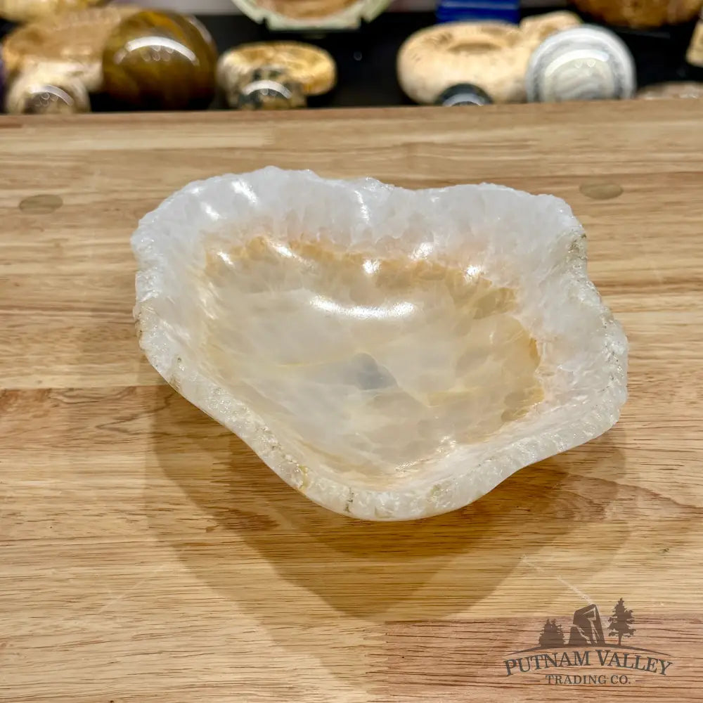 White Mexican Onyx Rustic Bowl 8.5’’ - Bowl
