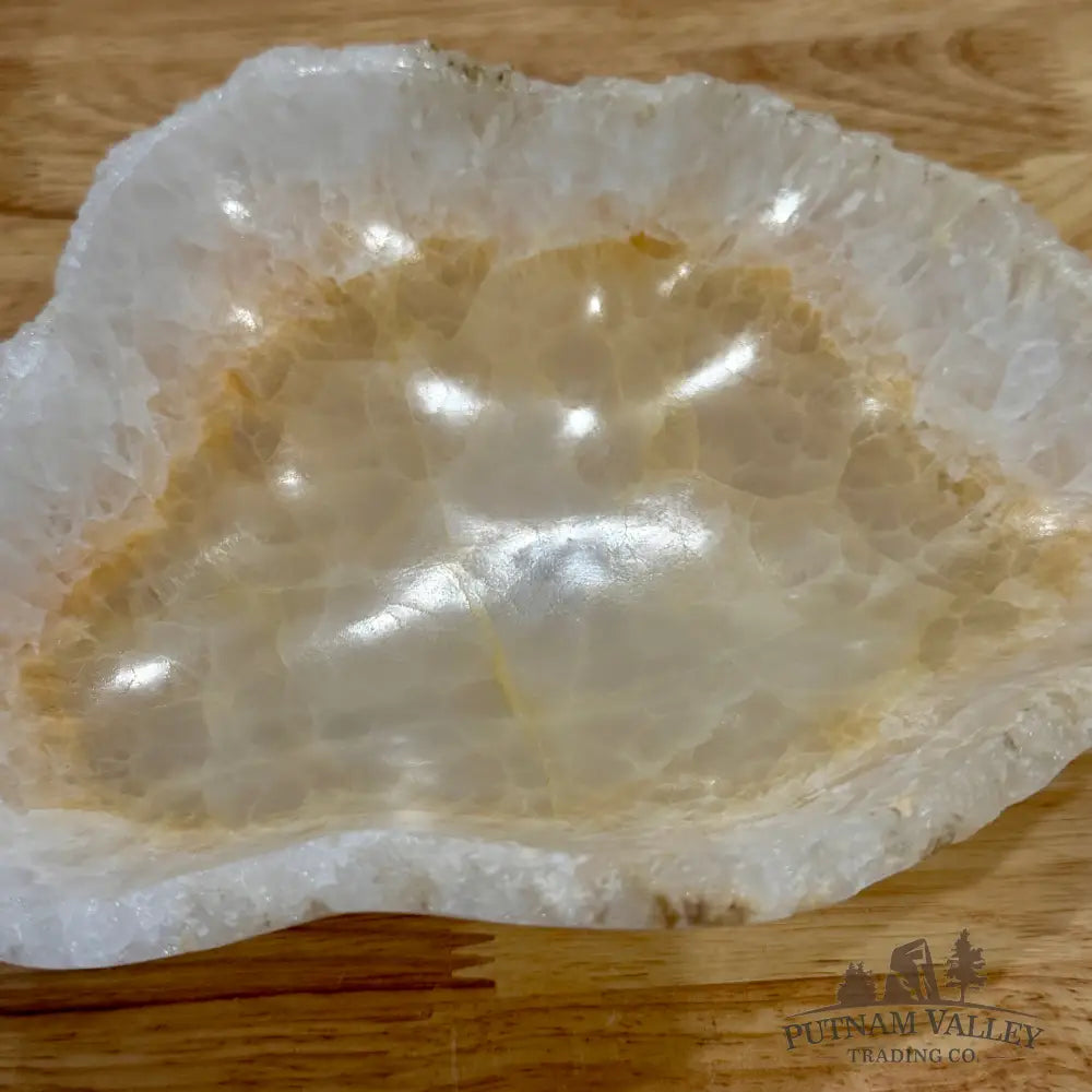 White Mexican Onyx Rustic Bowl 8.5’’ - Bowl