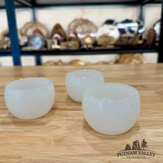 White Nephrite Jade Bowls - Putnam Valley Trading Co.