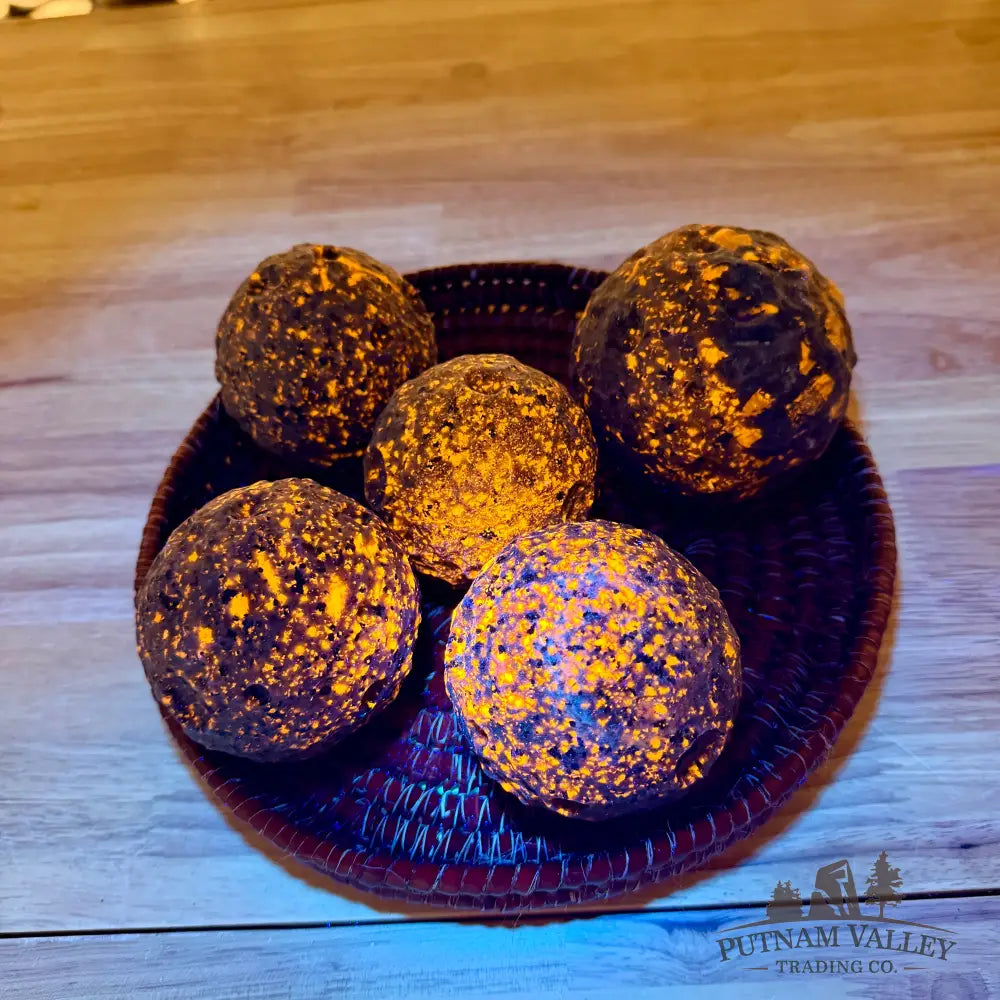 Carved Yooperlite Moons | In Select Sizes - 2.8’’ - 2.9’’ - Sculpture