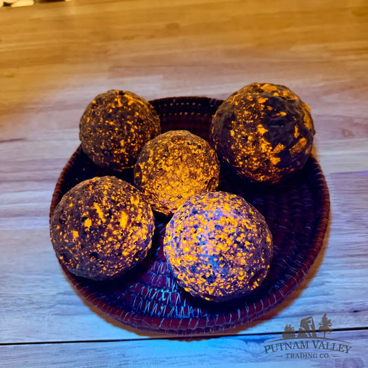 Carved Yooperlite Moons | In Select Sizes - 2.8’’ - 2.9’’ - Sculpture