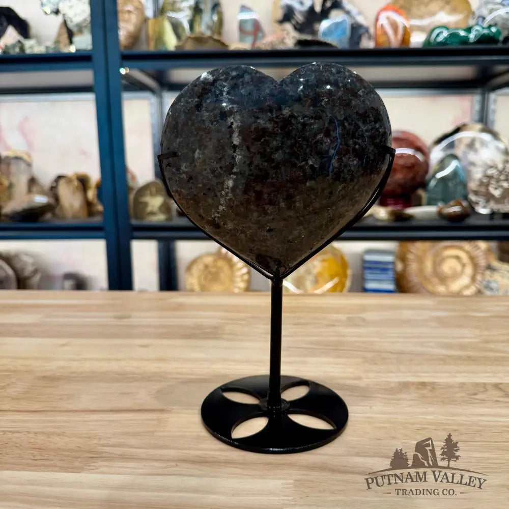 Yooperlite Heart on Stand 9’’ - Heart