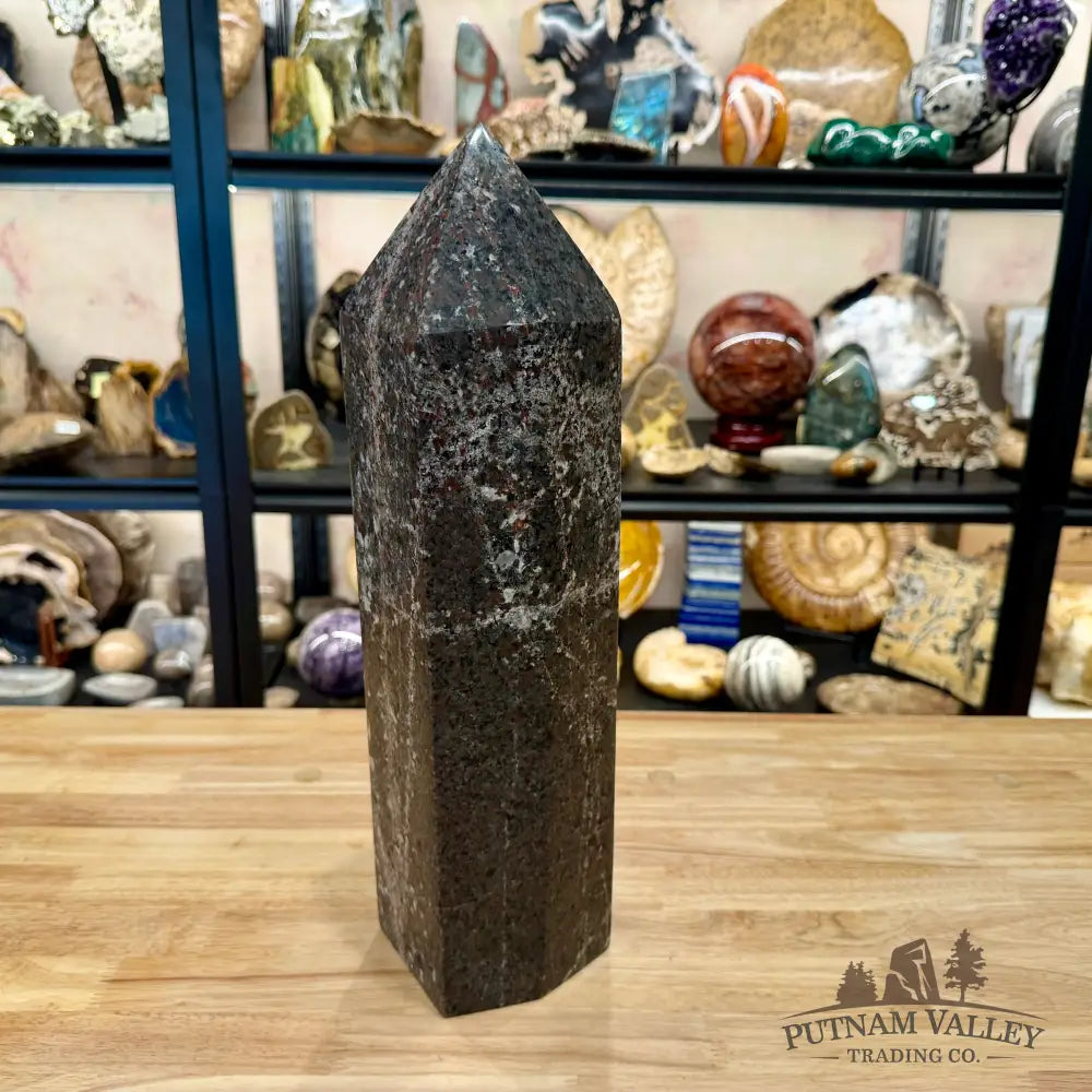 Yooperlite + Hematite Tower 16.75’’ | 21.74lb - Tower