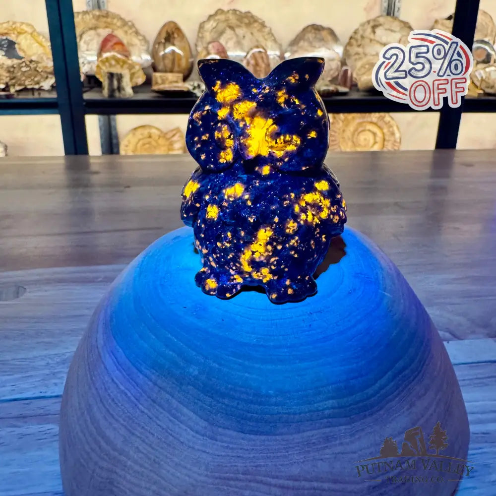 Yooperlite Owl Sculpture