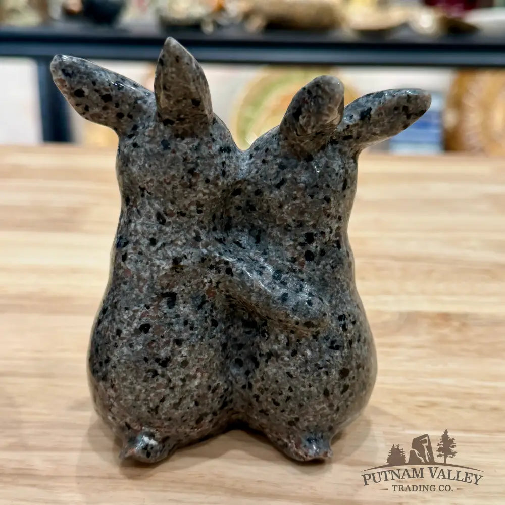 Yooperlite Rabbit Family, UV Reactive Glow - Sculpture