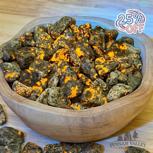 Tumbled Yooperlite Stones (½ lb) | Freeform - Tumbled Stone