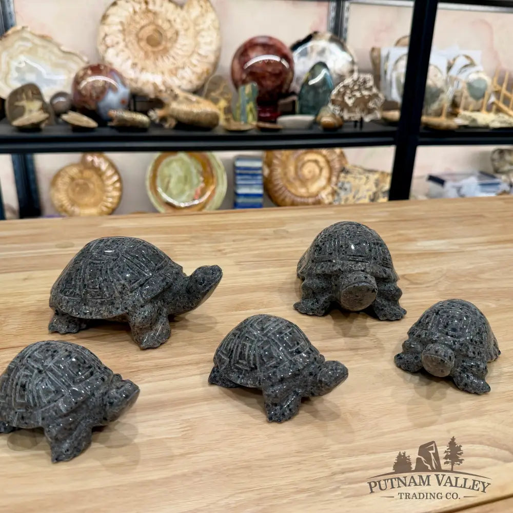 Yooperlite Turtle | In Select Sizes, UV Reactive Glow - Sculpture
