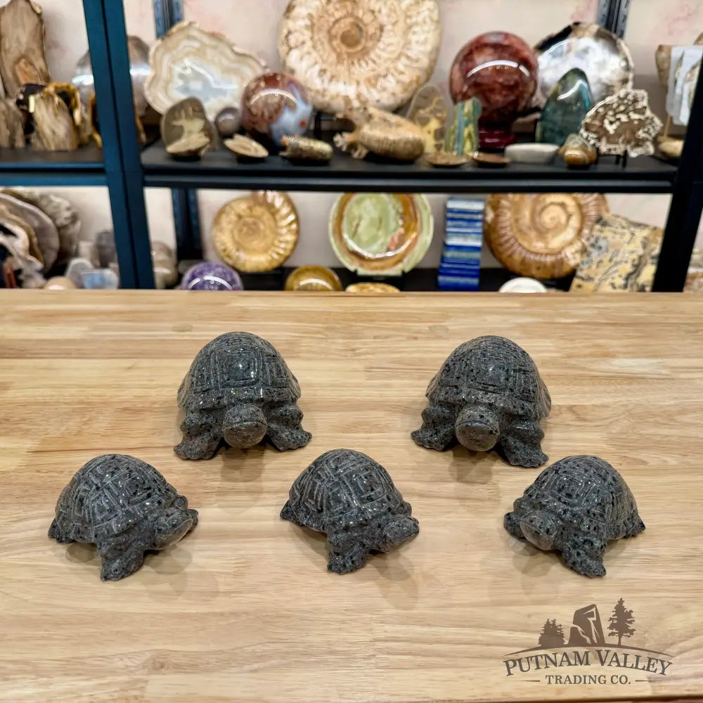 Yooperlite Turtle | In Select Sizes, UV Reactive Glow - Small - Sculpture
