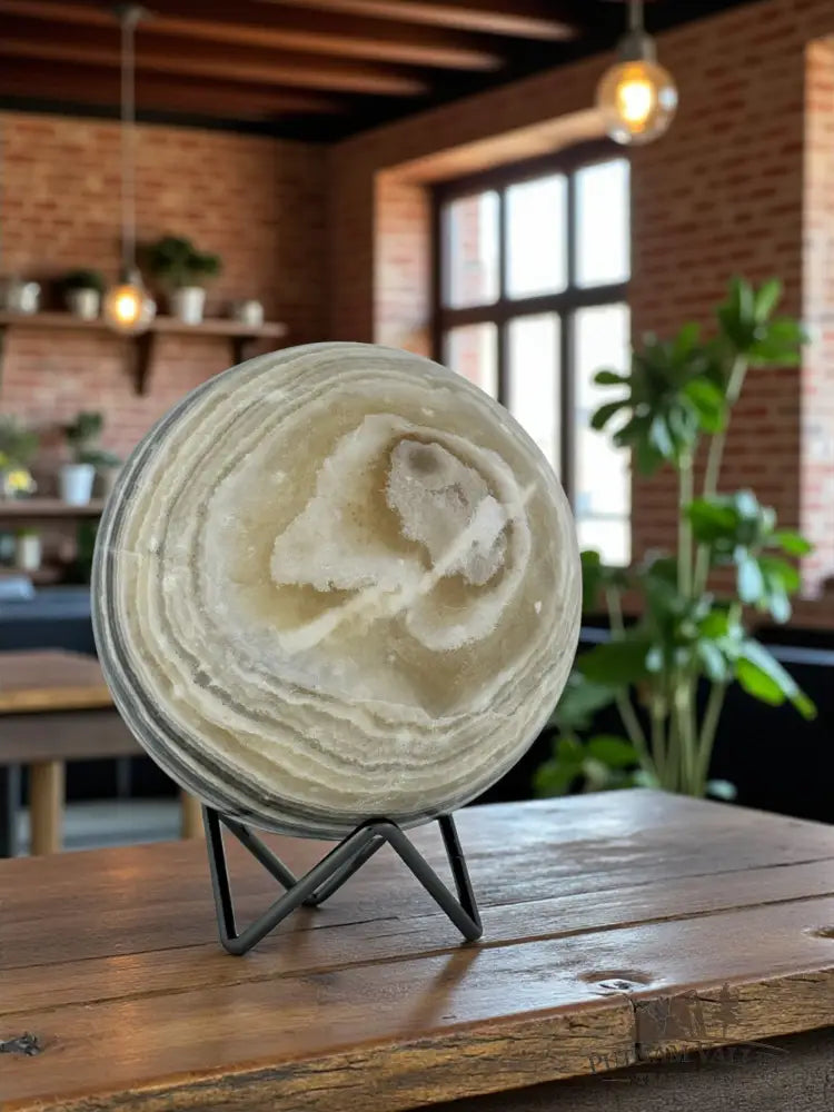 Zebra Calcite Sphere Sphere