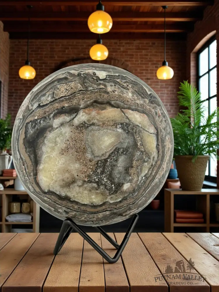 Zebra Calcite Sphere Sphere