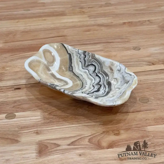 Zebra Onyx Bowl - Putnam Valley Trading Co.