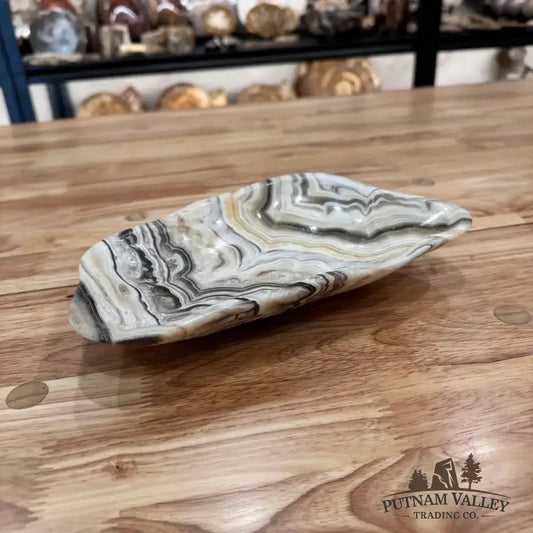 Zebra Onyx Bowl - Putnam Valley Trading Co.