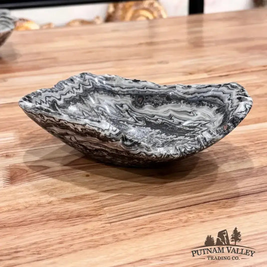 Zebra Onyx Bowl - Putnam Valley Trading Co.