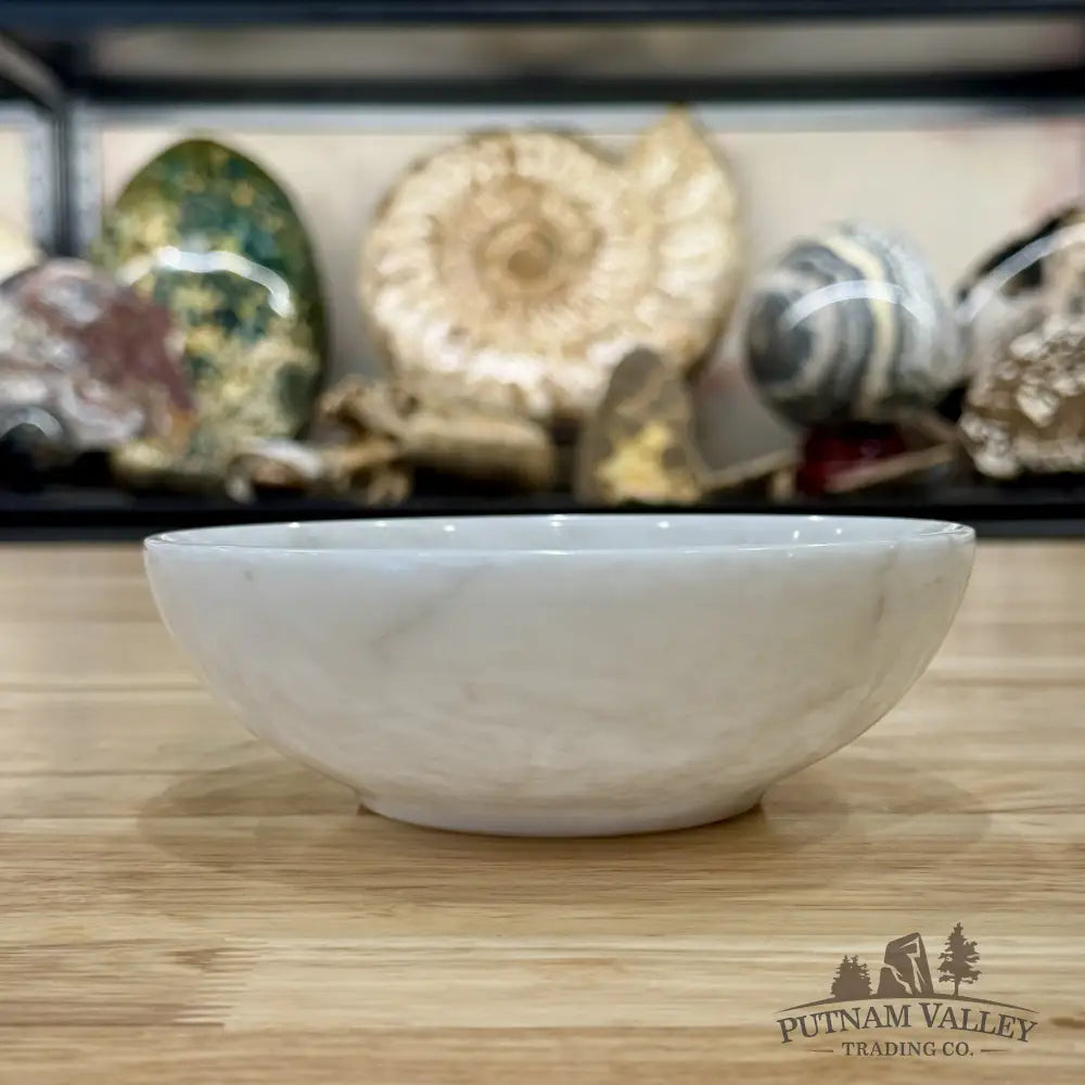 Ziarat White Stone Bowl 6’’ - Bowl